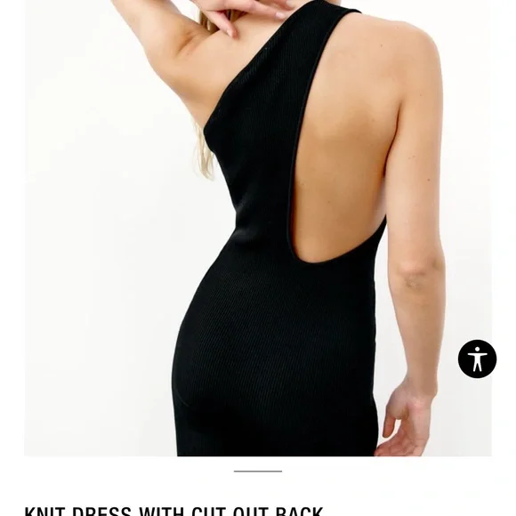 KNIT DRESS WITH CUT OUT BACK - Picture 3 of 7